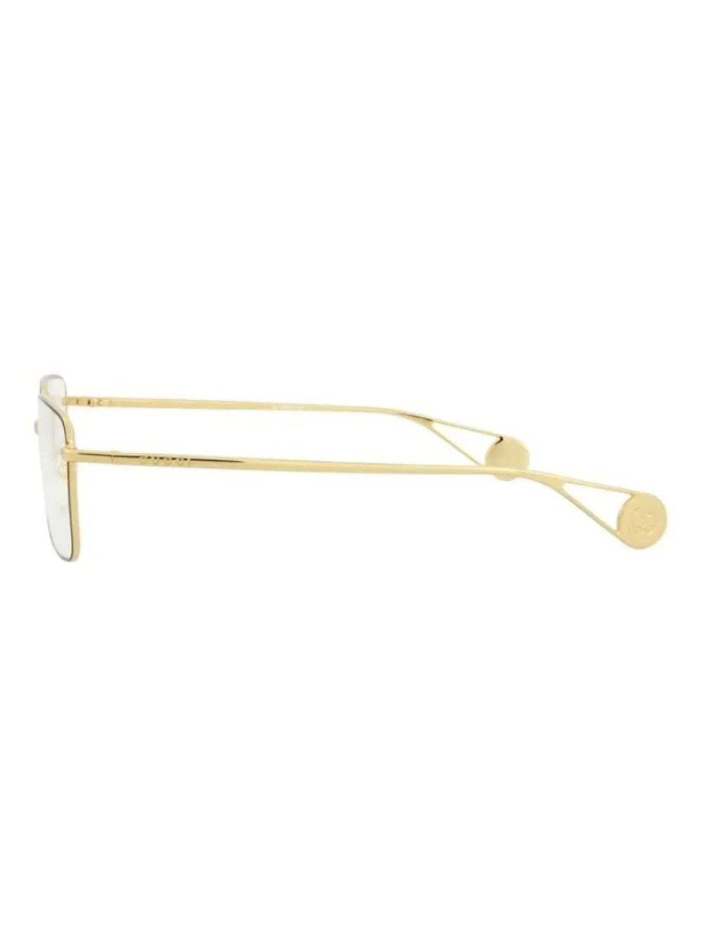 New Gucci Women  Gold Eyeglasses  55- 15-